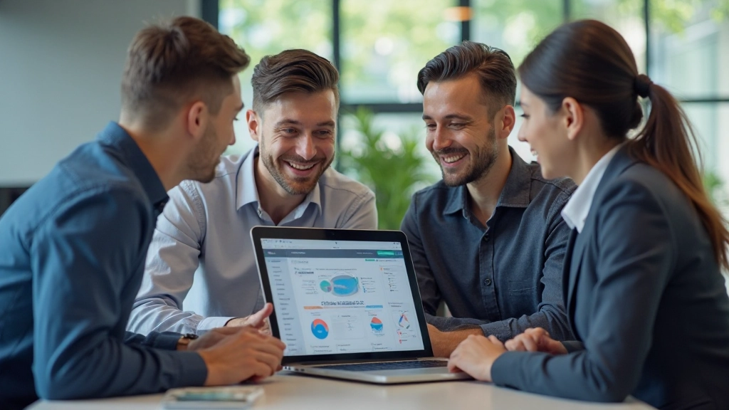 Интерфейс приложения управления проектами с таблицей задач и графиком